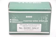 Duo-Fast 6428C 7/8″ Chisel Point Staple, 1 case of 10 boxes (Made by Zeb)