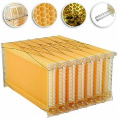 7 x Beekeeping Frames Bee Hive Frame for Auto Shed Beehive House Honey Boxes US