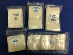 Elkay Plastic Zipper Clear Zip-Lock Seal Top Reclosable Poly Bags 2Mil