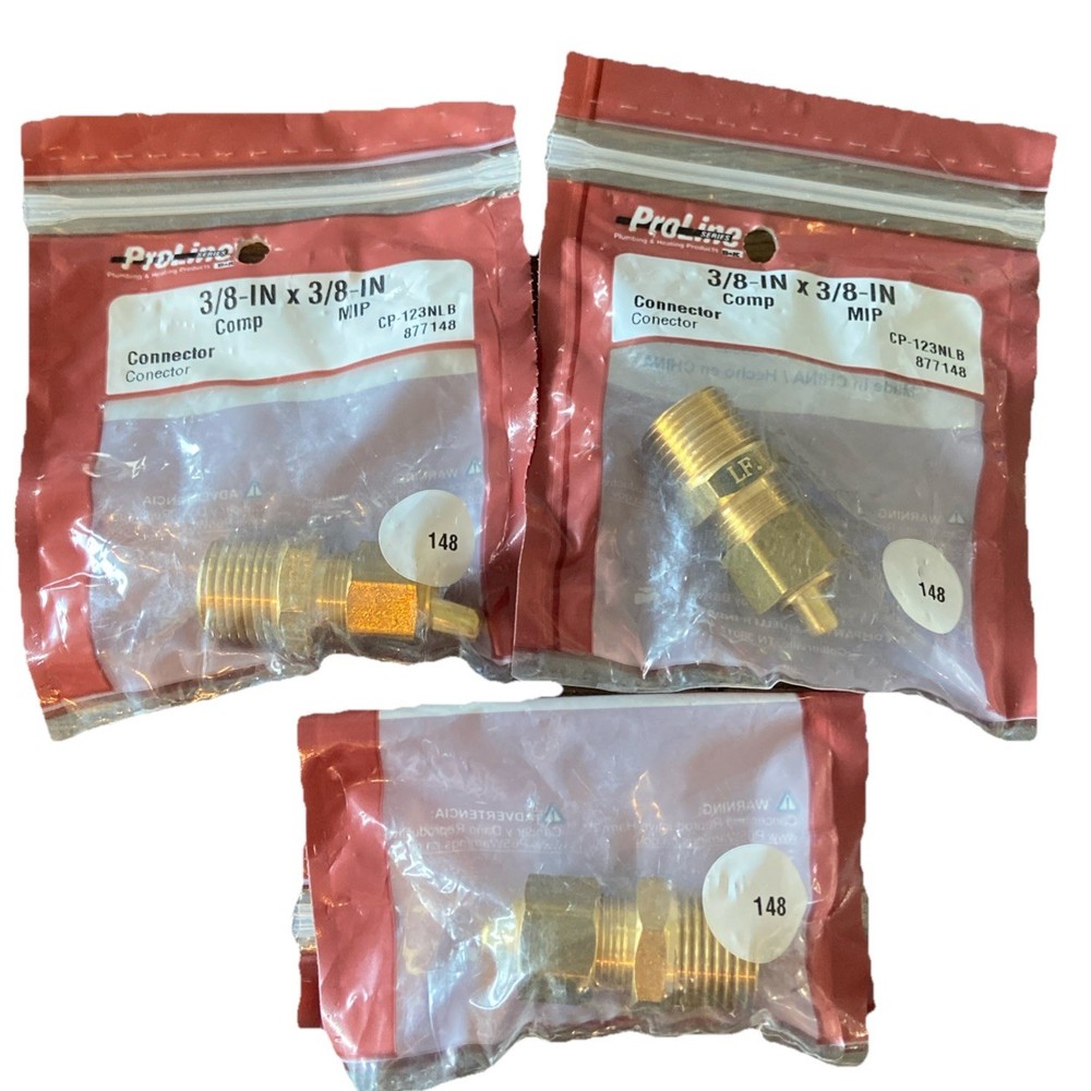Three Pack Proline Connector 3/8 X 3/8 {32}