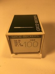 BOX OF 100 INDUSTRIAL SEWING NEEDLES 750SC SIZE 110/2 –FREE SHIPPING–
