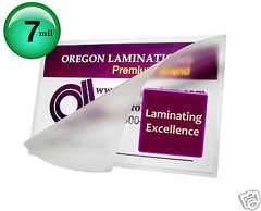 100/pack 7 Mil Hot Laminating Pouches for 5×7 Photos 5-1/4 x 7-1/4, 5.25 x 7.25