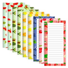 8+1 Pack Magnetic Grocery List Notepads Shopping Lists Pads for Refrigerator Fri