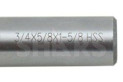 SHARS 3/4″ x 5/8″ HSS 4 FLUTE SINGLE END MILL NEW !}