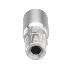 12 Pack 1/2″ Hydraulic Hose Fittings, 1/2″ I.D. Hose x 1/2″ NPTF Male with Prote