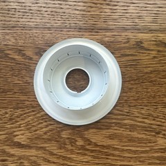BOX OF 100! Tyco Style 20 Recessed Escutcheon White 1/2 in. Sprinkler 567054010