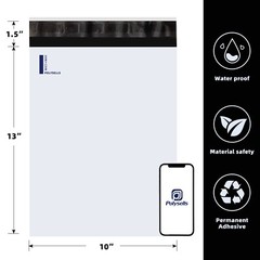 100 10×13 Poly Mailers Envelopes Self Sealing Shipping Mailers Bags POLYSELLS