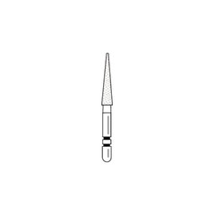 Abrasive Technology Two Striper FG #209.10 Cone Coarse Grit Diamond Burs 5/Pk