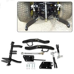 Rear 3 Point Hitch Kit w/The Onan Engine Receiver Hook For John Deere 318 to 430