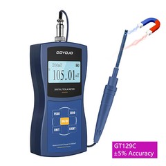 Handheld Gauss Meter Tesla Meter Permanent Magnet 1% 2% 5% Accuracy