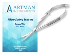 Castroviejo Micro Scissors 4.5″ Curved ARTMAN