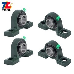 4pcs UCP205-16 Pillow Block Bearing 1″ Bore Solid Base 2-Bolt Self-Aligning