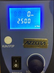 Azzota® Heavy Duty LCD Digital Overhead Stirrer, 20L, 100-2500RPM