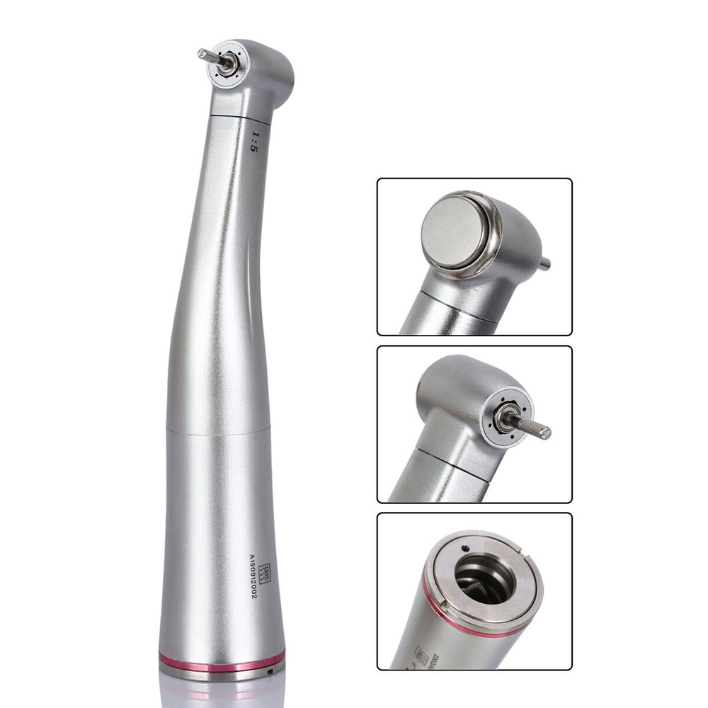 Fiber Optic Dental 1:1/1:4.2/1:5/20:1 LED Contra Angle Fiber Low Speed Handpiece