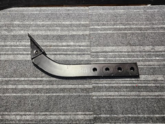 (QTY 2) Box Blade 20-inch Ripper Shank 4 Hole Box Scraper Shank, Black