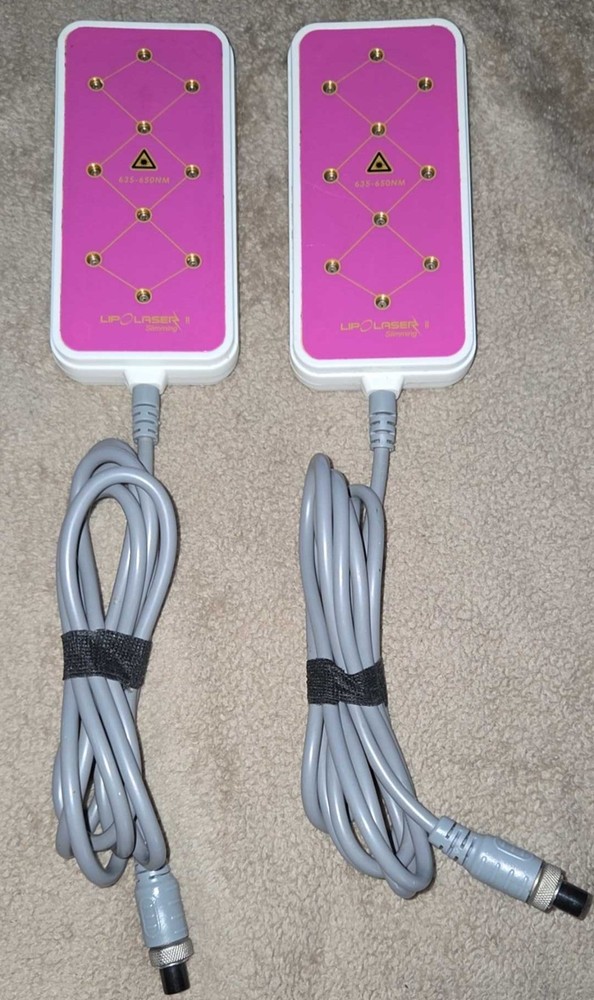 LOT Of 2 LIP O LASER II SLIMMING 635-650NM Pad – Larger 10 Diode Probe