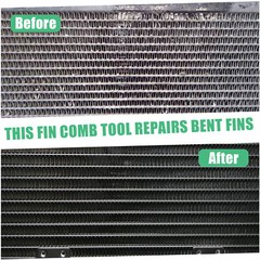 5Pcs Air Conditioner Fin Cleaner Set Fin Comb Condenser Straightener Repair Tool