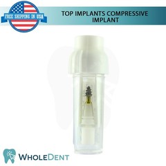 1x Dental Compressive Monoblock Fixture Titanium Sterile SLA Surface Dentistry