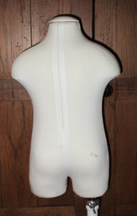 Baby Infant 6 month Torso Mannequin w/ Wood Display Stand Dress Form