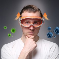 Safety Goggles Over Glasses Anti Fog Scratch Resistant Adjustable Eye Protection