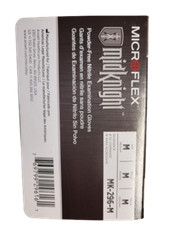 Midknight Exam Gloves, Nitrile, Textured, Black, 5.9mil thick Medium Large or XL