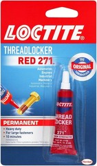 High-Strength Threadlocker Red 271, 0.2 fl oz Tube – Secure Bolts & Screws
