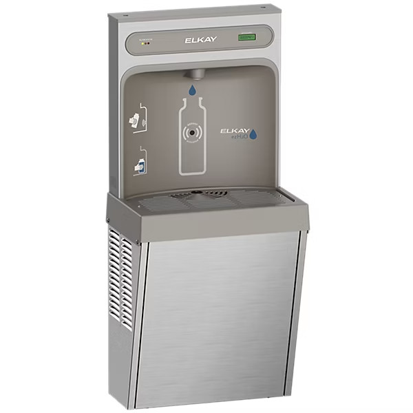 Elkay LZ8WSSSMC ezH2O Surface Mount Bottle Filling Station Refrigerated + Filter