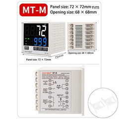 Digital PID Temperature Controller Thermostat Fahrenheit Relay/SSR AC 100V-240V