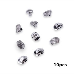 AZDENT Dental Orthodontic Lingual Buttons Bondable Round /Rectangular Base