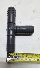 Spears Unbranded 1401-007 3/4×3/4×3/4″ PVC Insert Barbed Tee (Lot of 7)