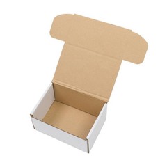 WHITE CORRUGATED MAILERS 6x4x3 50 100 200 Shipping Packing Boxes Mailers