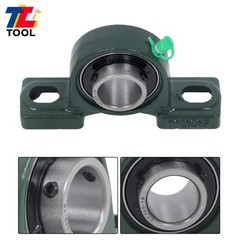 4pcs UCP205-16 Pillow Block Bearing 1″ Bore Solid Base 2-Bolt Self-Aligning