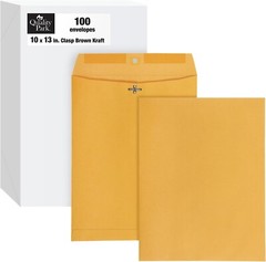 15/30/100 Pcs CLASP ENVELOPES 10×13 28lb Kraft Shipping Mailing Gummed Business