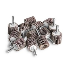 10Pcs 60 Grits Drill Flap Wheel Sander 1x1x1/4″ Flapper Sanding Grinding HOT
