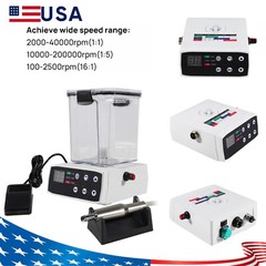 Dental Brushless LED Electric Motor fit 1:1 /1:5 /16:1 For Lab Practice UPS