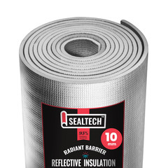 SEALTECH – 10mm Reflective Insulation roll Foam Core Radiant Barrier, Foil Wrap