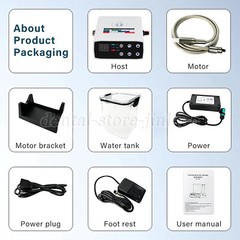 Dental Brushless LED Electric Motor fit 1:1 /1:5 /16:1 For Lab Practice