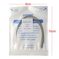 Dental Orthodontic Stainless Steel Arch Wires Rectangular Ovoid Form FDA