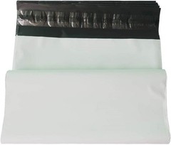 10 PCS 15×19 inch White Poly Mailers Self-Sealing Plastic Mailing Bags
