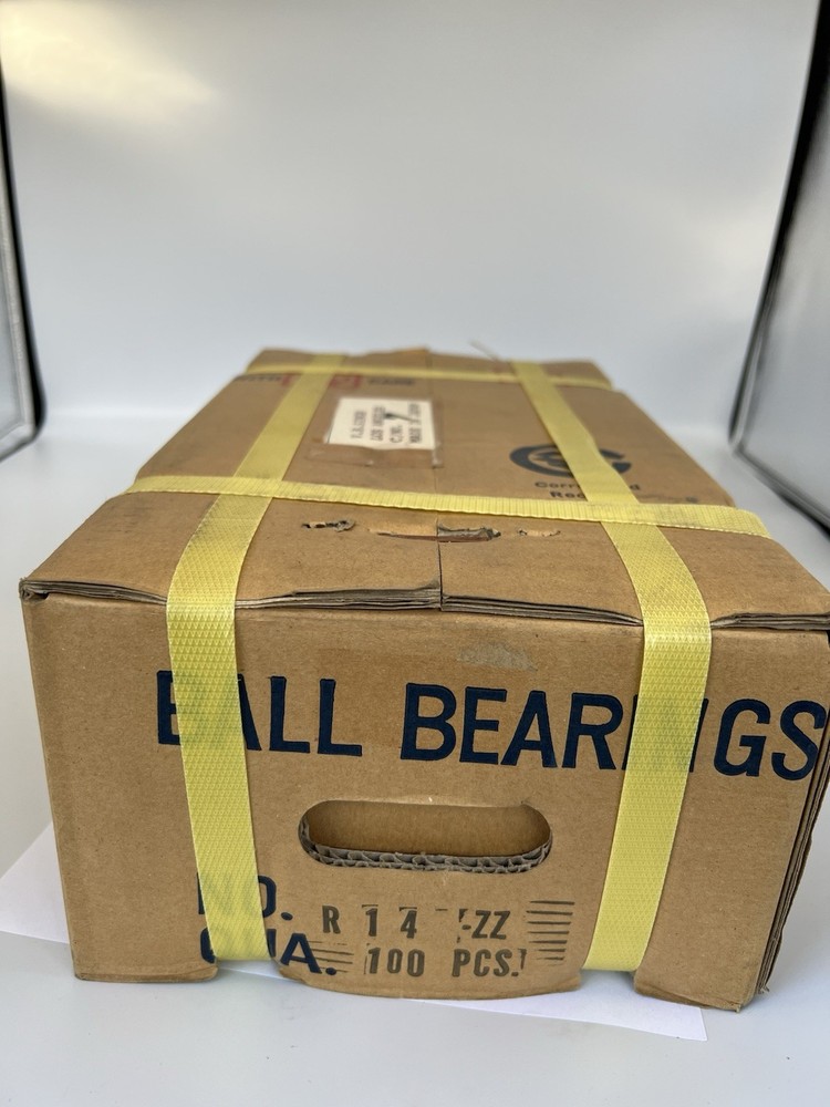 Box of 100 WTW R14-ZZ Ball Bearings 7/8″ x 1-7/8″ x 1/2″ Shielded R14ZZ Japan