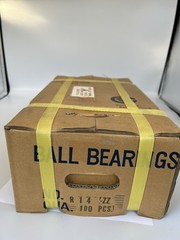 Box of 100 WTW R14-ZZ Ball Bearings 7/8″ x 1-7/8″ x 1/2″ Shielded R14ZZ Japan