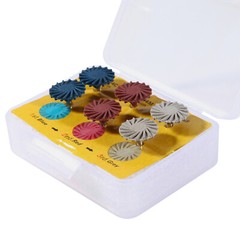 6pcs/box Dental Polish Kit Composite Resin Polishing Disc Spiral Polish Wheel