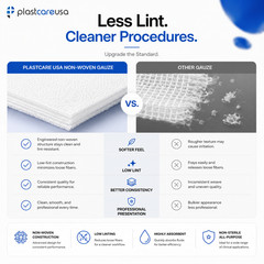 200 4×4 Non Woven Sponges 4-Ply, Non-Sterile Cotton Dental Gauze Pads