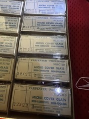 Case of 10 boxes Micro Cover Glasses, square No. 22×22 2