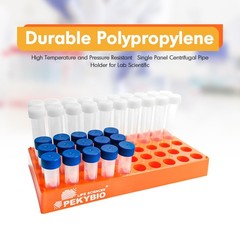 PEKYBIO Vial Racks for 4ml Vials, 50 Holes Sample Bottles Rack, Φ16mm, Pack o…