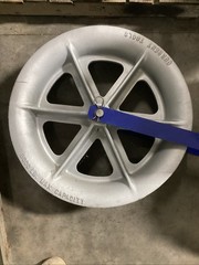 Current 8000 lbs. 824 24in Hook Type Cable Sheave Hook Refurbished