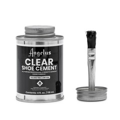Angelus Clear Shoe Cement 4 oz ProfessionalStrength Glue Quick Drying Contac…