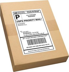 220-4400 Premium 8.5×5.5 Half Sheet Shipping Labels Self Adhesive 2 Per Sheet