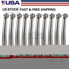 10 PACKS Dental High Speed E generator LED Handpiece Air Turbine 4Hole