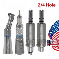 NSK Style Dental Slow Low Speed Handpiece Straight Contra Angle Air Motor 2/4H